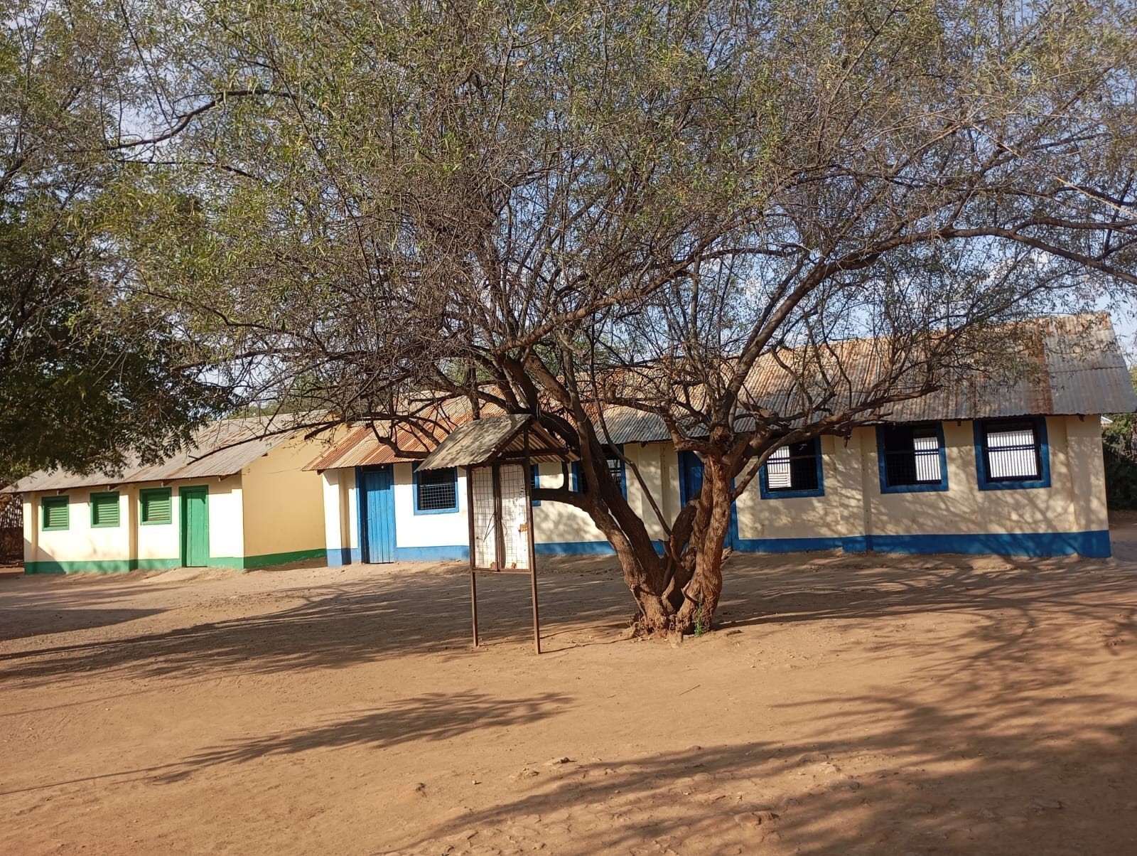 School campus view